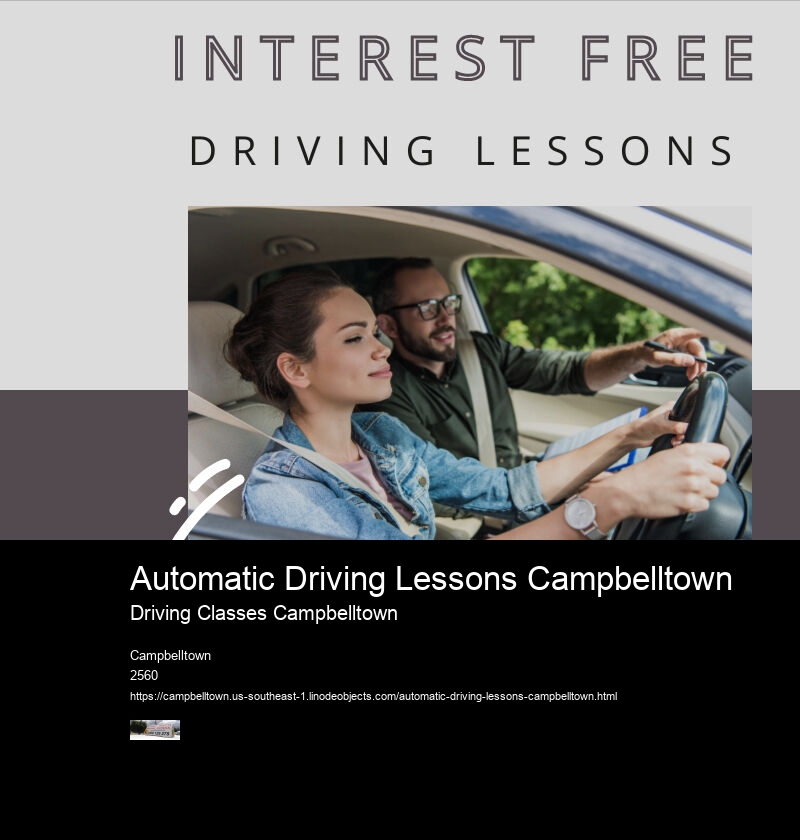 Automatic Driving Lessons Campbelltown