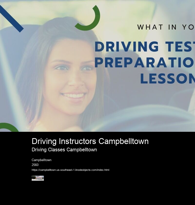 Driving Instructors Campbelltown